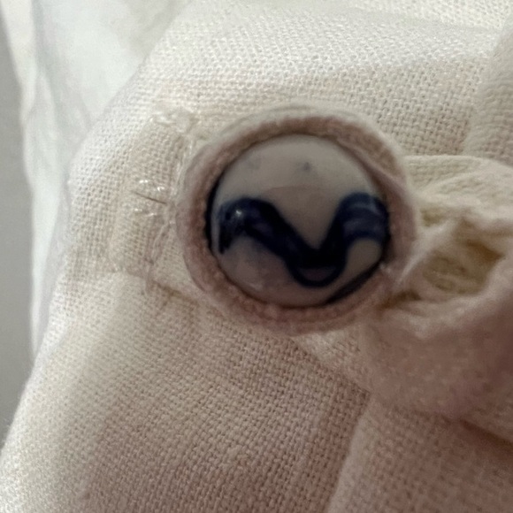 Women’s Linen Asian Style Blouse Size Small - Picture 4 of 7